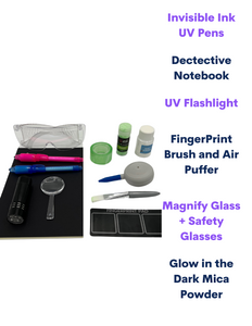 Spy Games: Glow in the Dark Finger Print Experiment