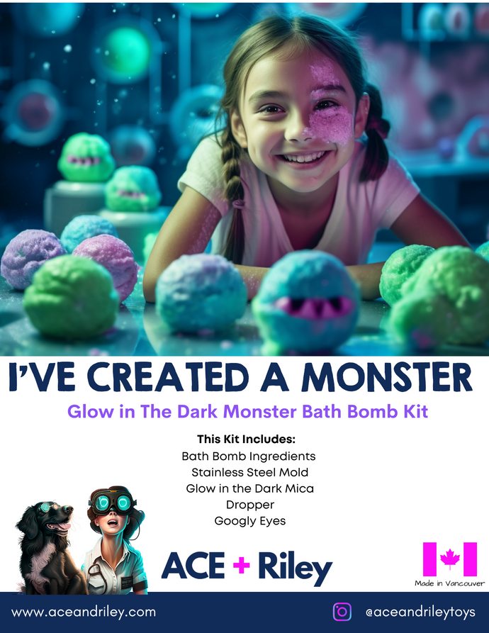 Help! I've created a Monster: Glow in the Dark Monster Bath Bombs