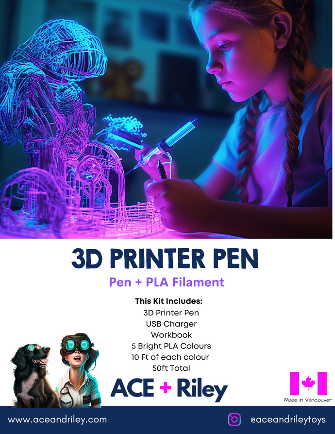 3D Printer Pen – ACE + Riley