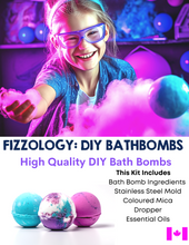 Load image into Gallery viewer, Fizzology: DIY Bath Bombs
